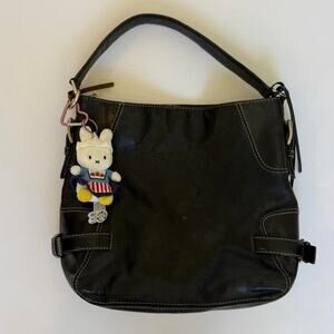 Vintage Black Hobo Bag